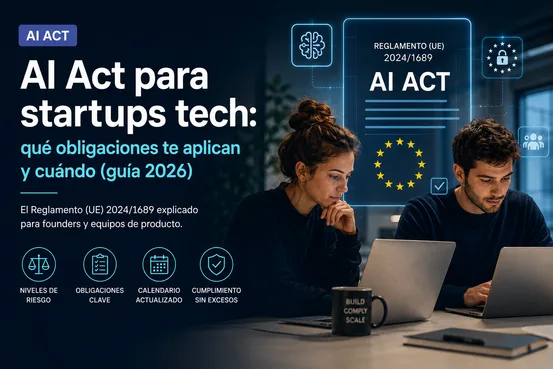AI Act para startups: obligaciones y plazos 2026