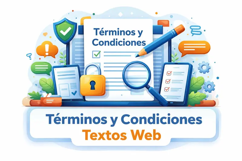 Textos legales web: términos y condiciones, aviso legal, privacidad y cookies en B2B y ecommerce